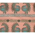 thumbnail image 4 of oneOone Cotton Flex Fabric Peacock Block Print Sewing Fabric BTY 40 Inch Wide, 4 of 4