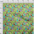 thumbnail image 3 of oneOone Polyester Spandex Light Green Fabric Abstracts Sewing Material Print Fabric By The Yard 56 Inch Wide, 3 of 5