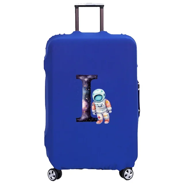 Luggage Cover Washable Case Cover Protective Case Scratch Proof Case Cover Suitable for Astronaut Print Pattern Fits 18-32 Inch 8astronaut letter I S