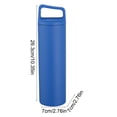 thumbnail image 3 of Stainless Steel Vacuum Insulated Sports Water Bottle, Wide Mouth Thermos Kettle with Leakproof Lid, 600 mL Outdoor Travel, 26.3 x 7 x 7 cm, 3 of 6