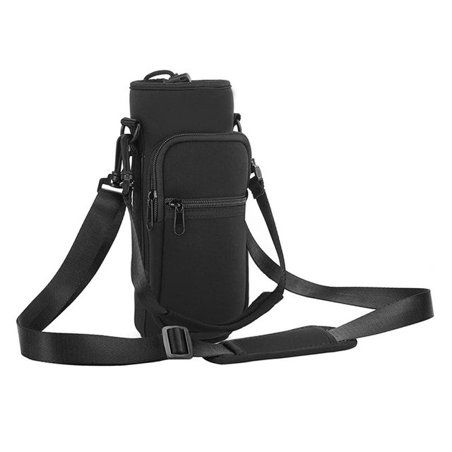 Porte-bouteille d'Eau avec Bandoulière Réglable pour Randonnée Voyage H7D7