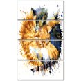 thumbnail image 2 of Illustration Graphique Cute Kitten - Art Mural sur Toile d'Animal, 2 of 3