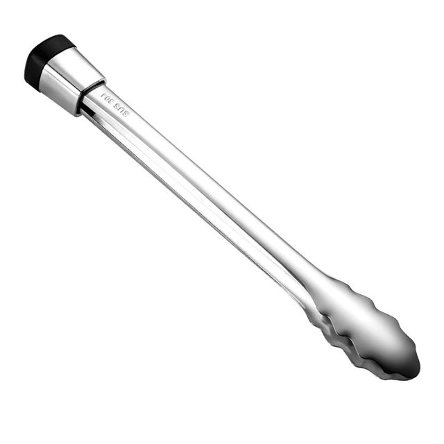 Oleegame 1PC Kitchen Utensils Set Food Tongs Kitchen Cooking Salad Bread Serving Clamp Stainless Steel BBQ Clip