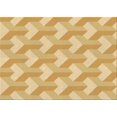 thumbnail image 1 of Ahgly Tapis Rectangulaire Lavable en Machine Orange Or, 5 Pieds x 7 Pieds, 1 of 7