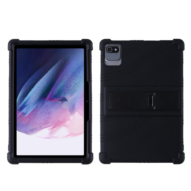 Case For Doogee T10/T10S Tablet Safe Shockproof Silicone Stand Cover Black Doogee T10 T10S