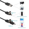 thumbnail image 2 of Portable 8mm Endoscope Camera Waterproof Endosocope for Smartphones PC 1m, 2 of 9