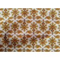 thumbnail image 4 of oneOone Cotton Poplin Fabric Floral & Paisley Block Printed Fabric 1 Yard 56 Inch Wide, 4 of 4