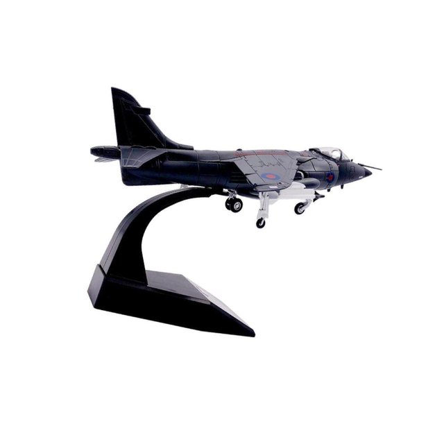 Souvenir d'Exposition d'Aéronef de Compagnie Aérienne Air Force Harrier Jet Moulé sous Pression à l'Échelle 1:72