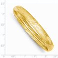 thumbnail image 2 of 14K Yellow Gold 5/16 Florentine Engraved Hinged Bangle Bracelet, 2 of 2
