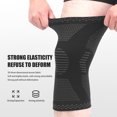 thumbnail image 5 of Knee Brace for Sports – Compression Knee Sleeve with Shock Absorption, 3D Knit Breathable Knee Support for Running Basketball Gym, Non Slip Silicon Grip Daily Wear, 5 of 5