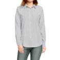 thumbnail image 4 of INSPIRE CHIC Chemise à Col à Revers pour Femme, Boutonnée, Manches Longues Retroussables, 4 of 5