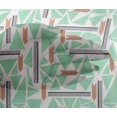 thumbnail image 4 of oneOone Viscose Chiffon Fabric Triangle & Line Geometric Â Printed Craft Fabric BTY 42 Inch Wide, 4 of 4