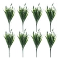 thumbnail image 2 of 8PC Artificial Peppermint Flowers With Realistic Green Plant And Pointed Leaf Grass, 2 of 2
