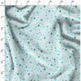 thumbnail image 3 of Soimoi Green Heavy Satin Fabric Stars Star Print Fabric by the Yard 54 Inch Wide, 3 of 6