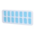 thumbnail image 2 of Ice Cube Tray Food Grade Plastic Silicone Ice Mold with Removable Lid for CocktailBlue, 2 of 14