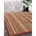 thumbnail image 2 of Ahgly Company Tapis d'Intérieur Rectangulaire Abstrait Rouge Tapis de Zone Abstrait, 2 Pieds x 4 Pieds, 2 of 6