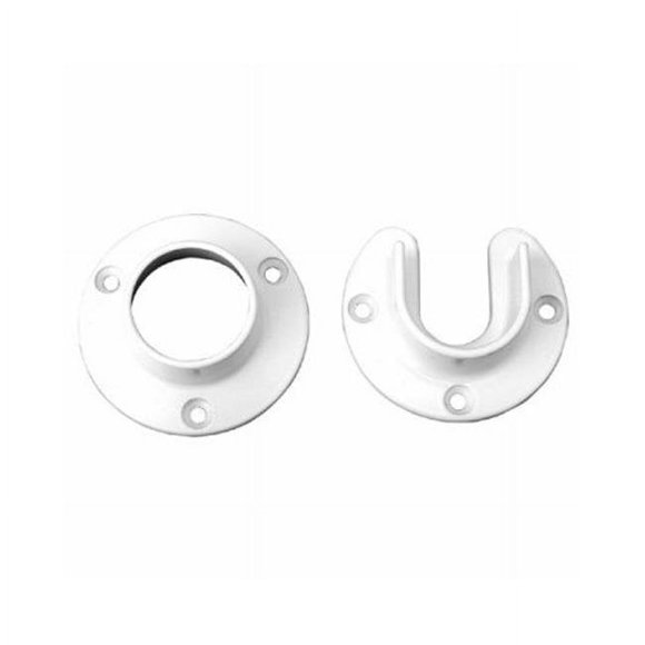 Knape & Vogt Manufacturing 217333 Cd-0010-Wt Pr Wht Pole Socket