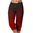 thumbnail image 1 of Yuyuzo Womens Capri Pants High Waisted Drawstring Sweatpants Running Gym Cropped Trousers with Pockets, 1 of 6