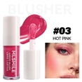thumbnail image 1 of Aursykel Moisturizing Liquid Blush for Lips and Cheeks with Fine Shim Highlight Contours and Soft Applicator Portable Beauty Stick for Natural Long Lasting Makeup 6 Colors 4.5ml, 1 of 1
