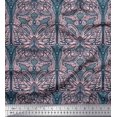 thumbnail image 1 of Soimoi Rayon Fabric Dot & Artistic Butterfly Print Fabric by Yard 56 Inch Wide, 1 of 3