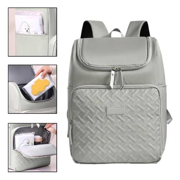 Ovzne Large Capacity Mom Portable Bag Mother And Baby Supplies Bag Thermal Insulation Picnic Bag Multi-pocket Multifunctional Large Capacity Travel Backpacks On Clearance
