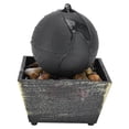 thumbnail image 1 of Khall 3V USB Indoor Tabletop Ball Fountain W/LED Light&Stone Desktop Fountain US, 1 of 8