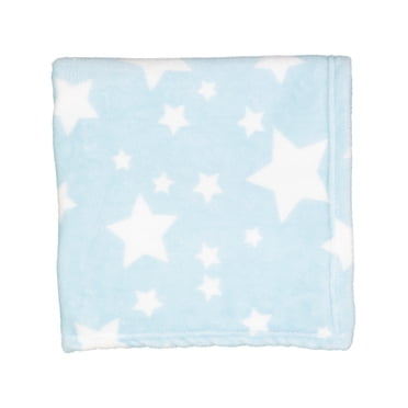 Baby Mode Fleece Star Blanket - Blue (1 Count)