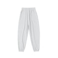 thumbnail image 1 of Yuyuzo Girls Cargo Pants Drawstring Elastic Waist Joggers Kids Wide Leg Sweatpants with Pockets, 1 of 3