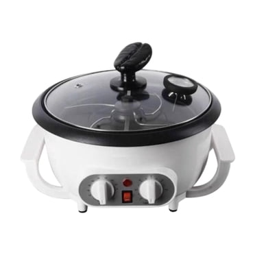 simhoa Torréfacteur de Grains de Café 110V Machine de Torréfaction et de Cuisson pour la Maison Soja avec Minuterie