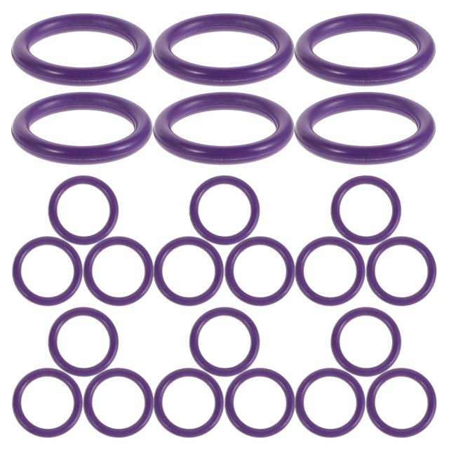 KAKOWELY 50 Pcs Joints de Compresseur Ac Joint de Laveuse Pièces de Compresseur de Climatisation Kit de Joint de Compresseur de Climatisation Joint de Climatisation Automobile Remplacement Anneaux de Climatisation