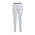 thumbnail image 1 of Women Fishnet Stocking Hollow Out Rhinestone High Elastic Pantyhose, 1 of 6