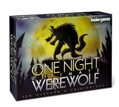 Bezier Board Game One Night Ultimate Werewolf Noir