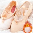 thumbnail image 2 of MIASHUI Chaussures pour Enfants Chaussures pour Enfants Chaussures de Danse Chaussures Chaudes de Danse Ballet Performance Chaussures d'Intérieur Chaussures de Danse Yoga, Beige, 4-4,5 Ans, 2 of 5