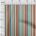 thumbnail image 1 of oneOone Polyester Lycra Fabric Multicolor Stripe Printed Fabric 1 Yard 56 Inch Wide, 1 of 3