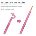 thumbnail image 4 of Shisuyan 6 PCS Portable Metal Shell Lip Brush Telescopic Fiber Lip Brush Retractable Makeup Brush, 4 of 9