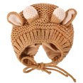 thumbnail image 1 of 1pc Cartoon Hat Adorable Knitted Hat Calf Style Hat Winter Warm Ear Cuff Hat, 1 of 8