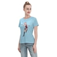 thumbnail image 4 of Women's Basic Short Sleeve T-Shirt Naruto Sakura, 4 of 6