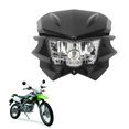 thumbnail image 1 of Motorbike DRL Headlight, Adjustable DC12V Motorcycle Front Headlight Simple Installation Reliable Safe Driving LED  For Dirt Bike MX Motocross Enduro Motorcycle Black,White,Green, 1 of 8