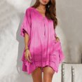 thumbnail image 2 of Ketyyh-chn99 Vêtements pour Femmes T-Shirts Décontractés Amples pour Dames Hauts d'Été Décontractés T-Shirts Tuniques Coupe Ample Rouge,G, 2 of 4
