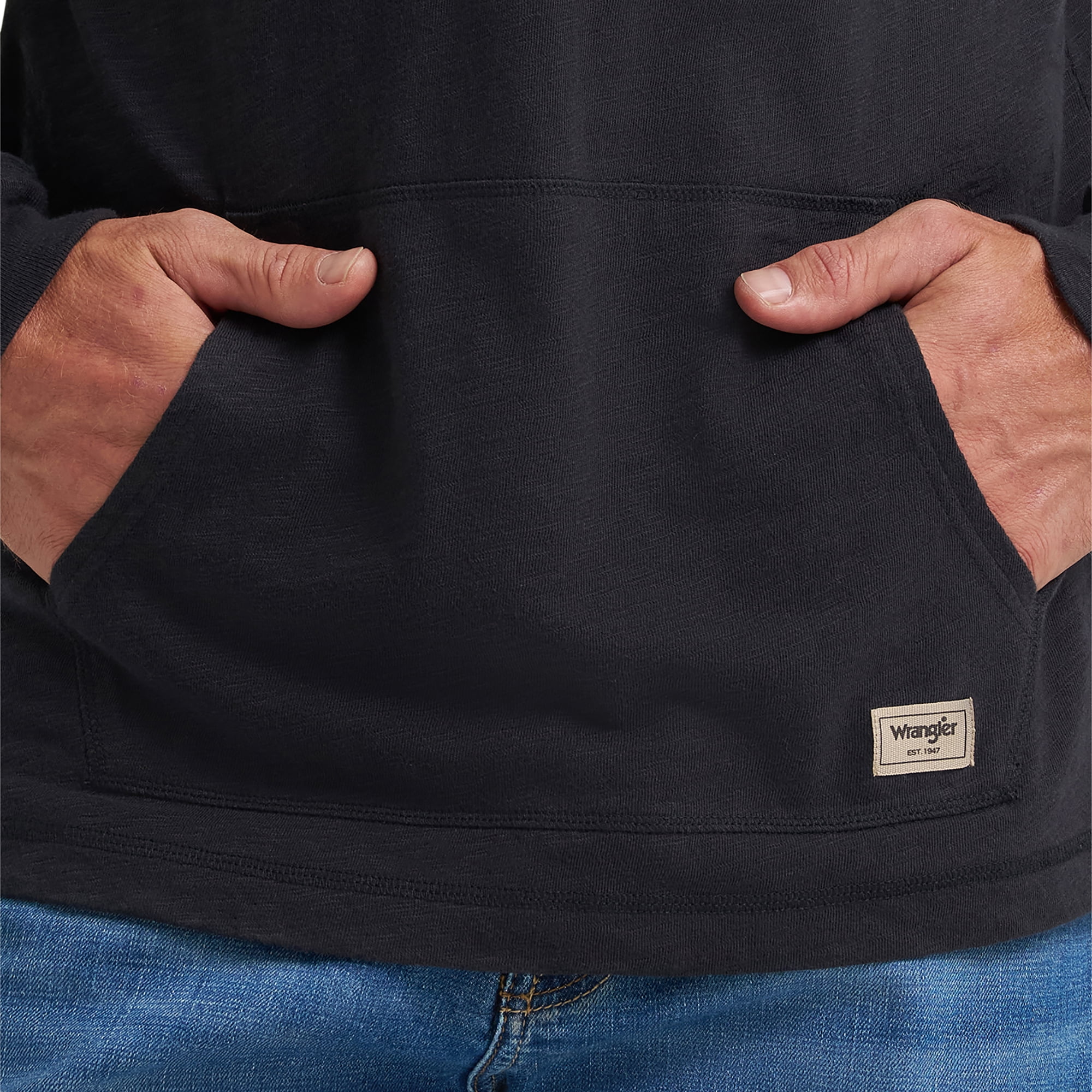 Wrangler® Men'S Long Sleeve Hooded Pullover