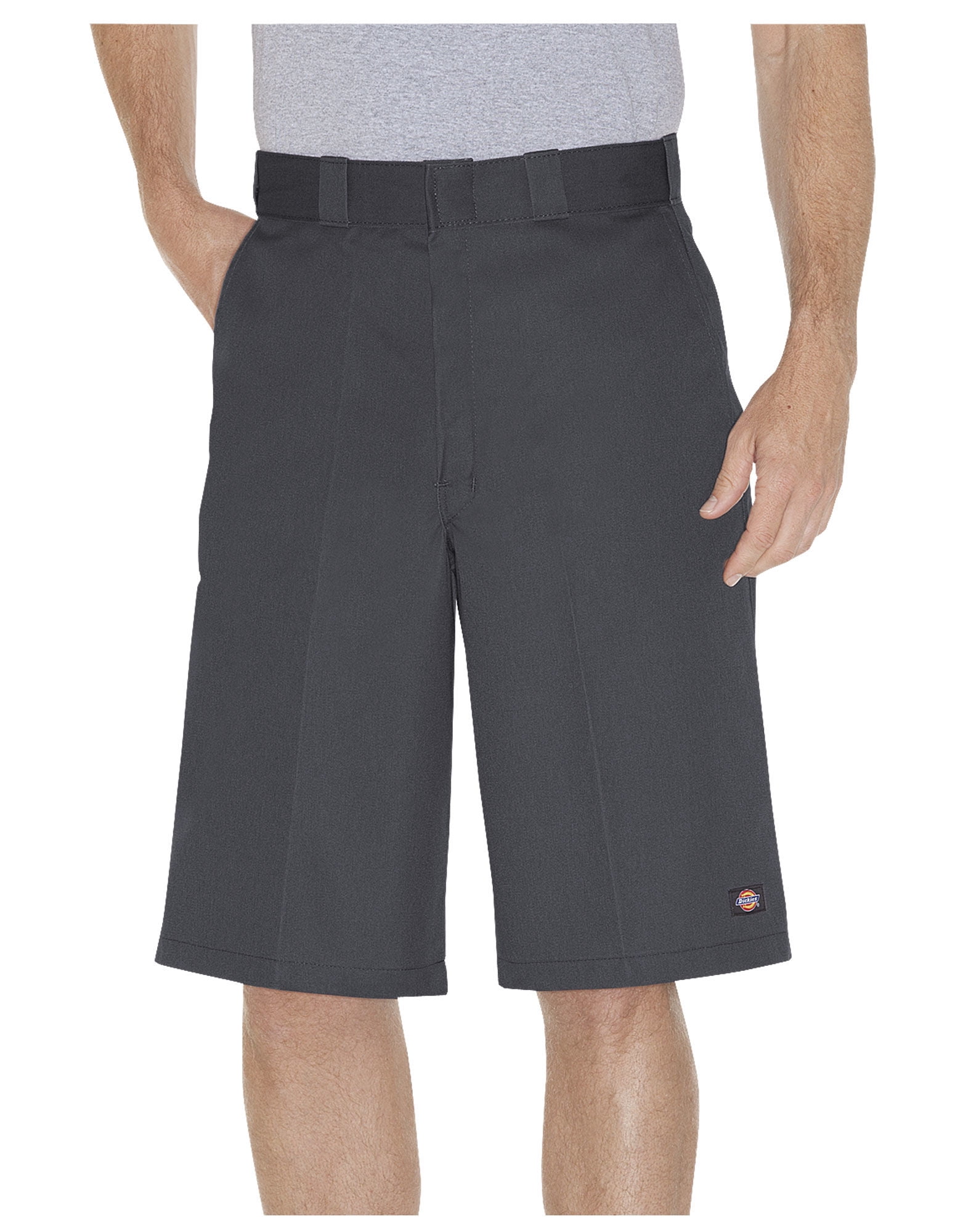 Dickies Mens 13 Loose Fit Multi-Use Pocket Work Shorts, 33, Charcoal