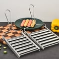 thumbnail image 2 of Rouleau à Hot-Dog en Acier Inoxydable pour Grillades en Plein Air, Fonctionnement Manuel et Chauffage Uniforme, Compact et Portable, 2 of 4