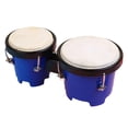 thumbnail image 3 of HILABEE 4" 5" Bongo Percussion Drum Set Tuning Drum Montessori Percussion Instrument for Dark Blue, 3 of 9