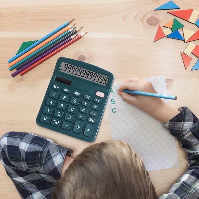 Calculatrices Standard de Base Mini Calculatrice de Bureau Numérique avec Écran Lcd 8 Chiffres. Calculatrice Intelligente Taille de Poche pour Maison École pour Enfants