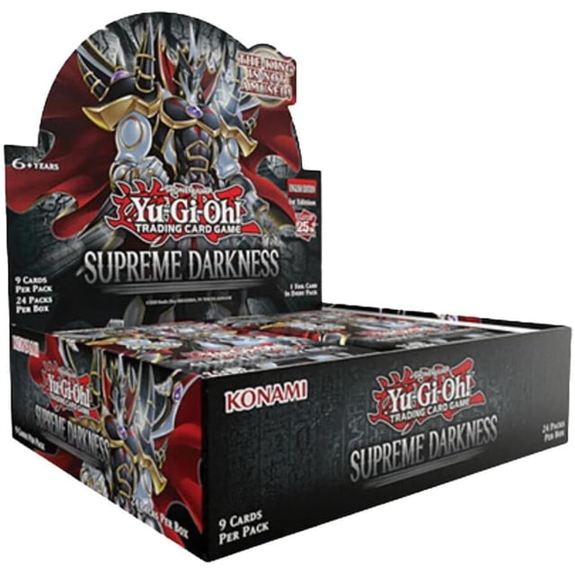 YuGiOh Supreme Darkness Jeu de Cartes à Collectionner 1re Édition Boîte de Boosters - 24 Paquets