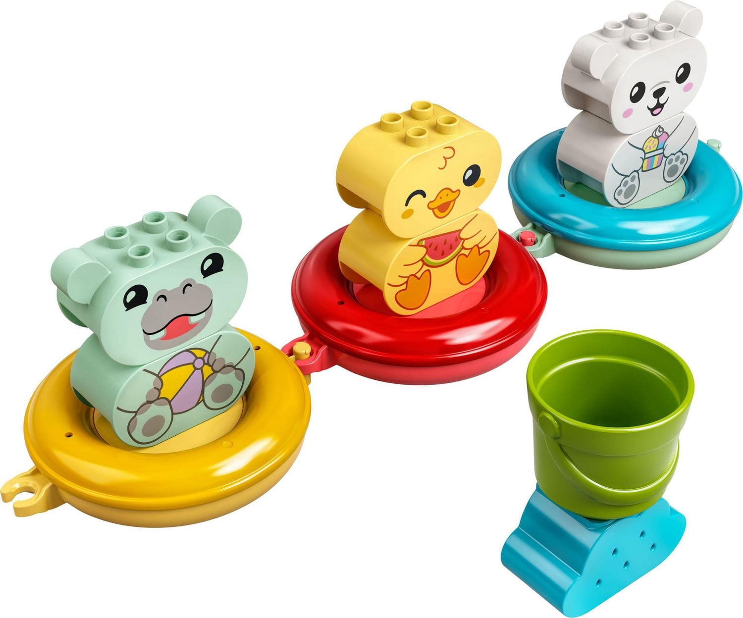 LEGO DUPLO My First Bath Time Fun: Floating Animal Train 10965 Toy Building Kit (14 Pieces)