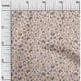 thumbnail image 2 of oneOone Velvet Light Beige Fabric Butterflies Craft Projects Decor Fabric Printed By The Yard 58 Inch Wide, 2 of 4