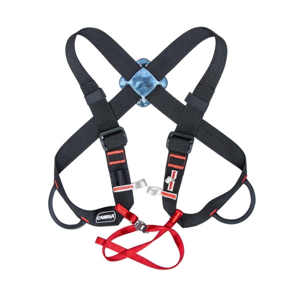 Camping Rock Climbing Harness Ascending Girdles Fixed Belt for Caving Black