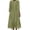 Green, variant on Womens Cotton Linen Maxi Dresses, Button Tunic Dress Crewneck Neck Long Sleeve Pleated a Line Flowy Long Dresses Summer Dresses for Teens White XXL