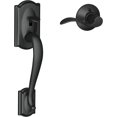 thumbnail image 1 of Front Entry Handleset with Left Handed Accent Door Lever Lower Half Grip Aged Bronze FE CAM Acc CAM LH, 1 of 7